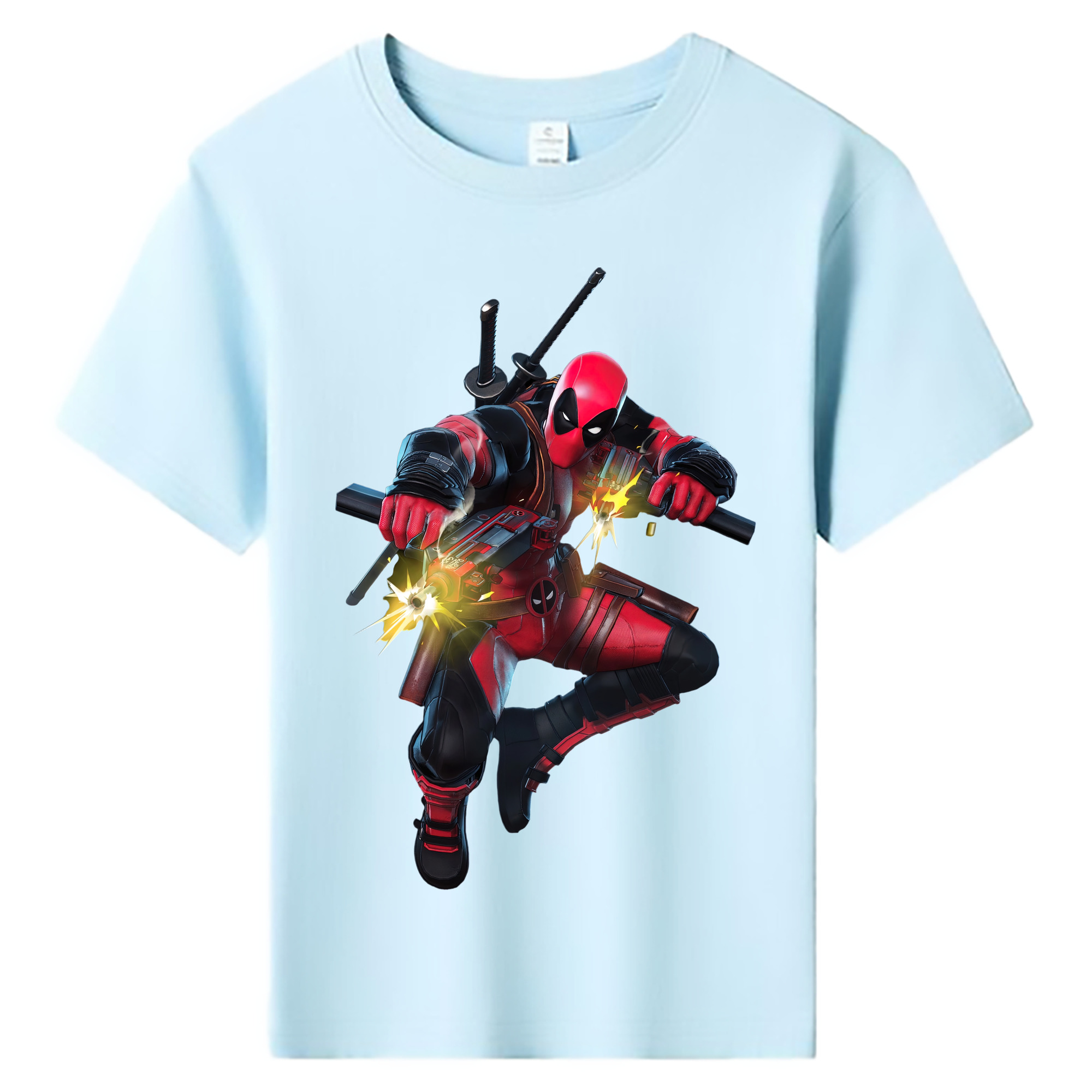Deadpool デッドプール 綿100％キッズTシャツ（フロントプリント）